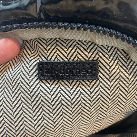 Ah.Dorned Quilted Black Puffer Sling Crossbody Bag Backpack - Picture 5 of 7